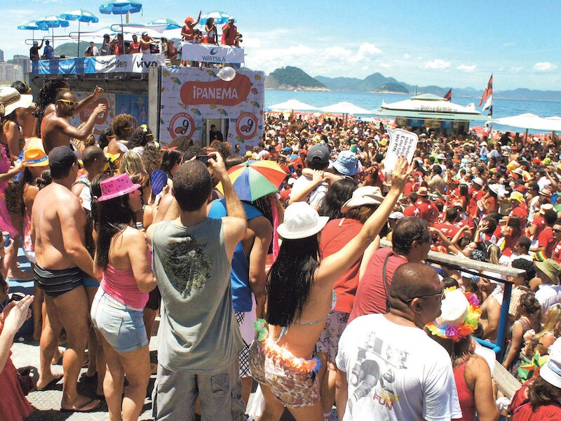 Het carnaval in Brazilië zorgt voor exotische en uitbundige taferelen.