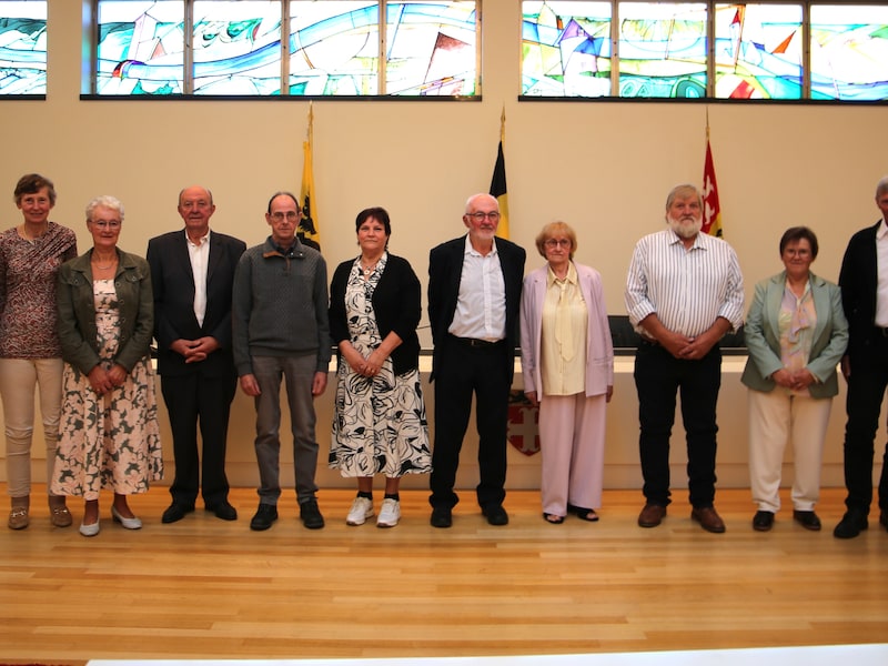 De gouden jubilarissen in Aalter.