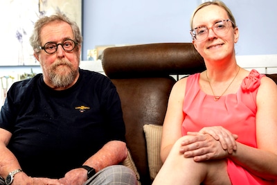Dirk (65) verloor zijn nieren, dochter Saar (39) b