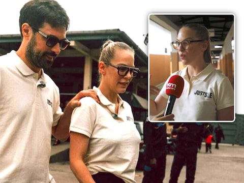 Eline De Munck en Karl Meesters voor JustSee in Congo, Inzet: Eline De Munck en Karl Meesters voor JustSee in Congo