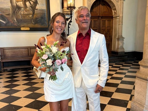 Nele en Karel traden stijlvol in het huwelijksbootje