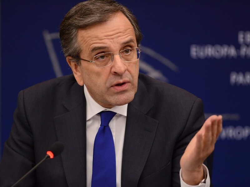 Griekse premier Antonis Samaras.