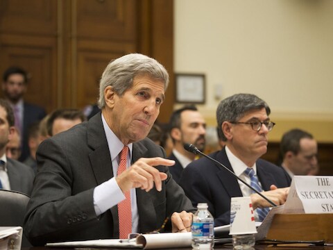 Amerikaans minister van Buitenlandse Zaken John Kerry.