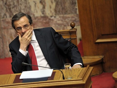 Premier Antonis Samaras.