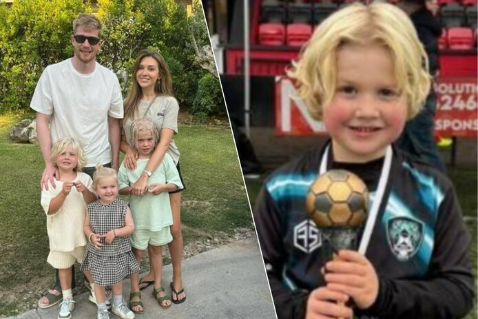 In de voetsporen van zijn vader: Kevin De Bruyne ziet hoe zoontje Rome ...