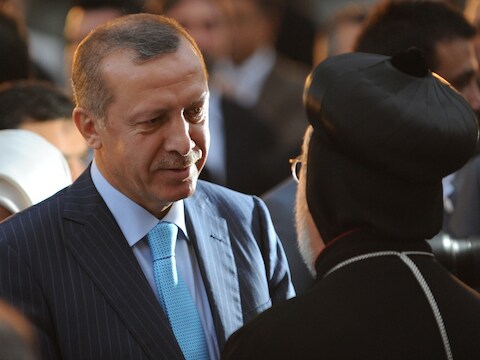 De Turkse premier Erdogan.