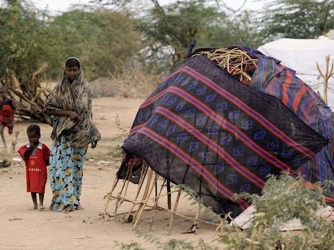 Dabaab, in Kenia, is het grootste vluchtelingenkamp ter wereld en herbergt voornamelijk Somaliërs.