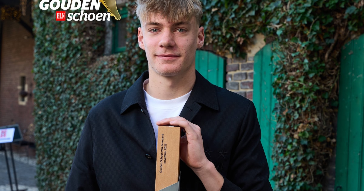 “Heel blij met deze prijs”: Anderlecht-toptalent Nathan De Cat wint de Gouden Schoen van de maand no