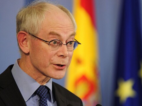 Europese Raadsvoorzitter Herman Van Rompuy.