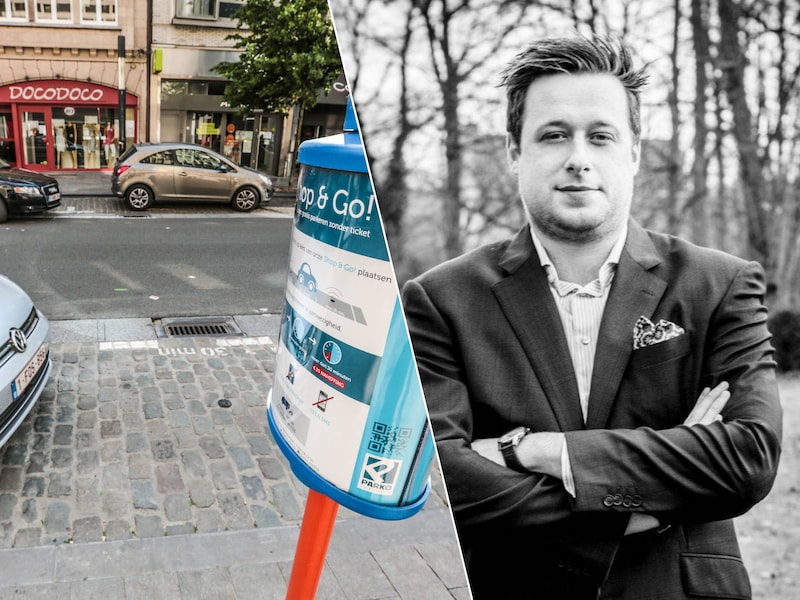 Illustratie kortparkeerplaats Kortrijk / Advocaat Louis Carlier
