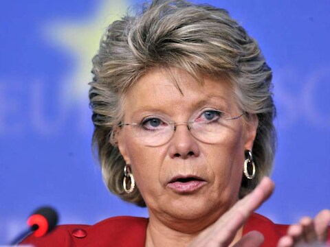 Europees commissaris van Justitie Viviane Reding.
