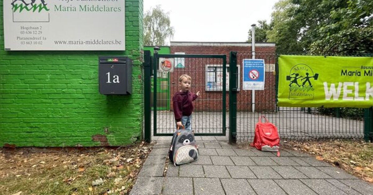 Otis uit Sint-Job-in-’t-Goor stond klaar voor de eerste kleuterklas ...