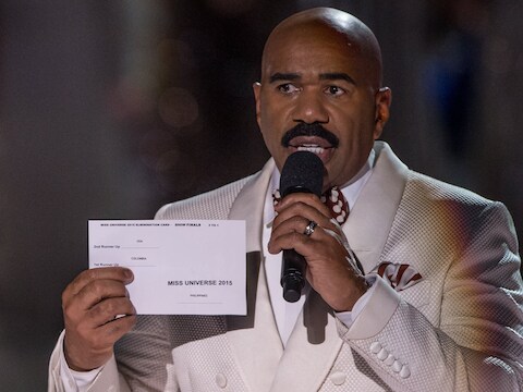 Steve Harvey had enkele slapeloze nachten na zijn blunder van formaat.