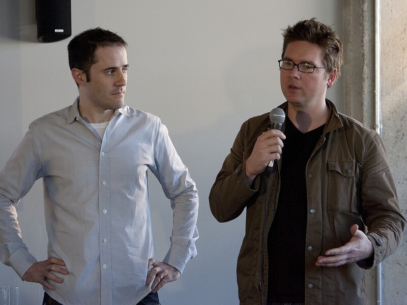 Evan Williams en Biz Stone.