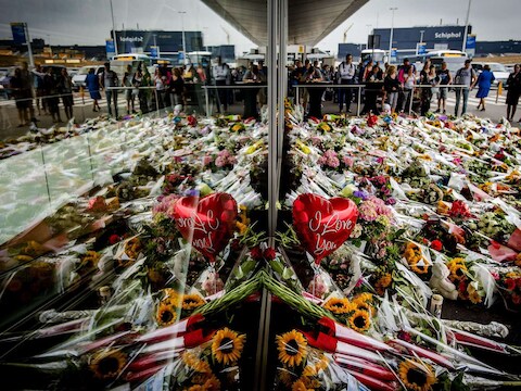 Bloemenzee aan luchthaven Schiphol.