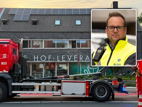 Het getroffen appartement bevindt zich boven een tuinfirma in Ekeren. Wouter Bruyns van PZ Antwerpen reageert. 