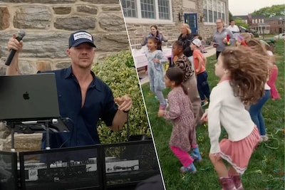 KIJK. Diplo draait “één van zijn belangrijkste sets uit zijn leven”: zesjarig zoontje gaat uit zijn dak bij diploma-uitreiking