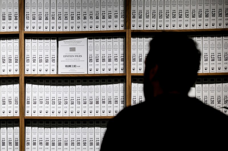 Image of 'The Donald J. Trump and Jeffrey Epstein Memorial Reading Room'. 