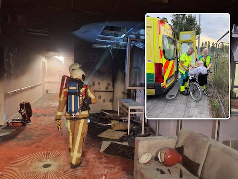 Brand in woonzorgcentrum in Evere, Inzet: 10 bewoners moesten naar het ziekenhuis.