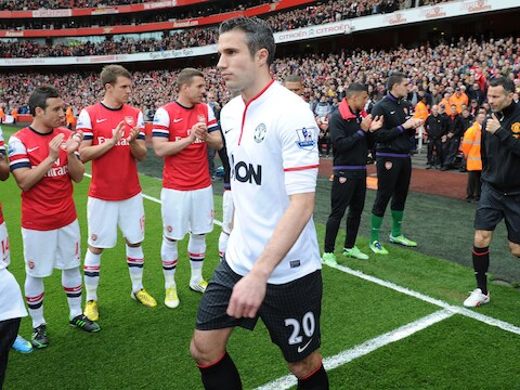De erehaag zoals Manchester United die onlangs kreeg bij Arsenal.