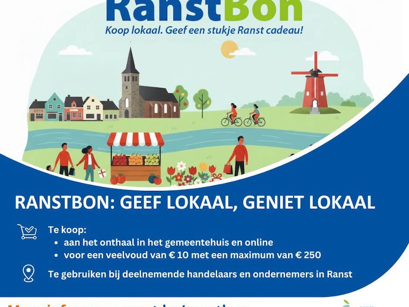 Eerder aangekondigde Ranstbon is nu ook effectief verkrijgbaar: meer dan dertig handelaars doen al mee