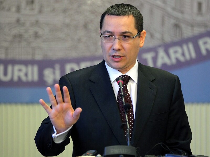 De Roemeense premier Victor Ponta.