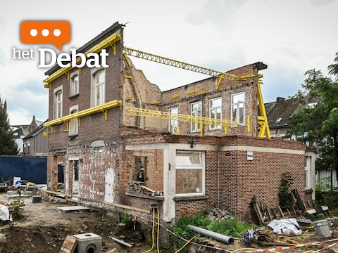 In dit huis in Dendermonde werd het goud gevonden.