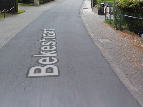 De ongelukkige val vond plaats in de Bekestraat.