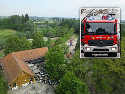 De brandweer bevrijdde een kindje dat met een vinger vastzat in een speeltuig in de Brielmeersen.  