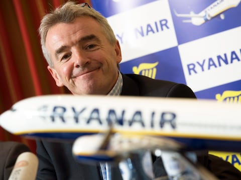 Topman Michael O'Leary van Ryanair.