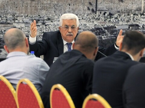 De Palestijnse president Mahmoud Abbas