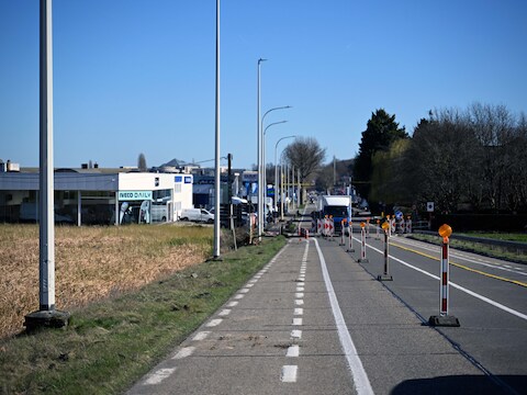 Werken Brusselsesteenweg-Terbankstraat in Herent.