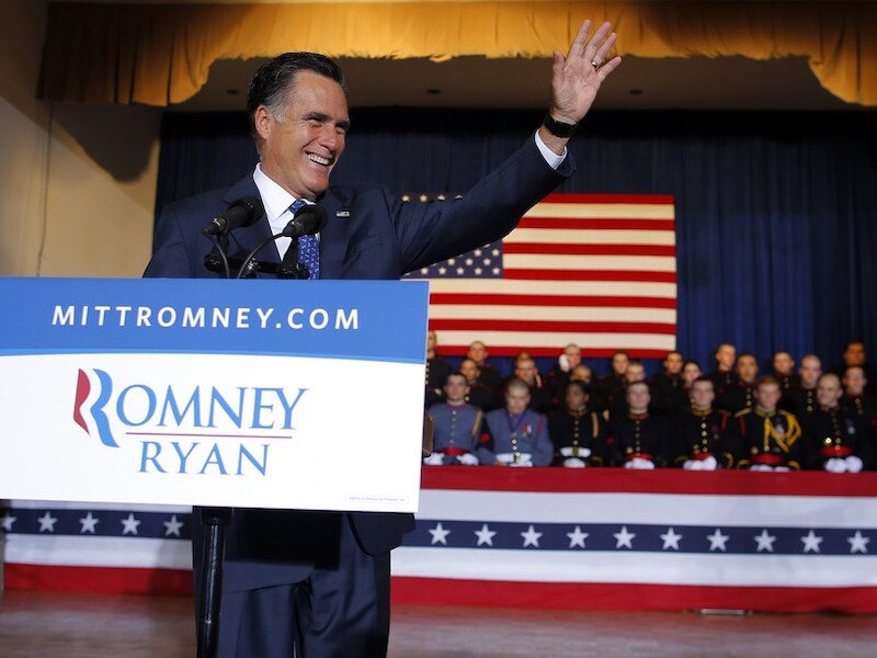 Republikeins presidentskandidaat Mitt Romney.