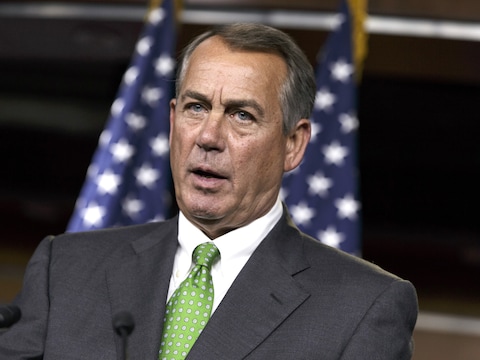 John Boehner heeft geen hoge pet op van Ted Cruz.
