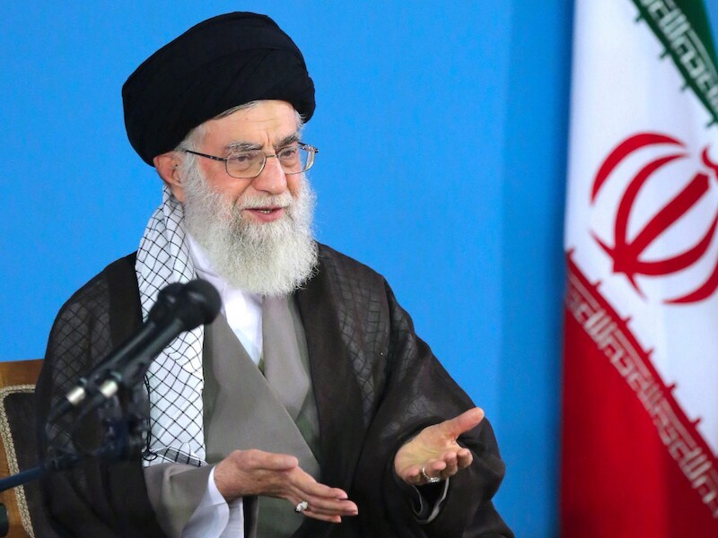 Ayatollah Ali Khamenei.