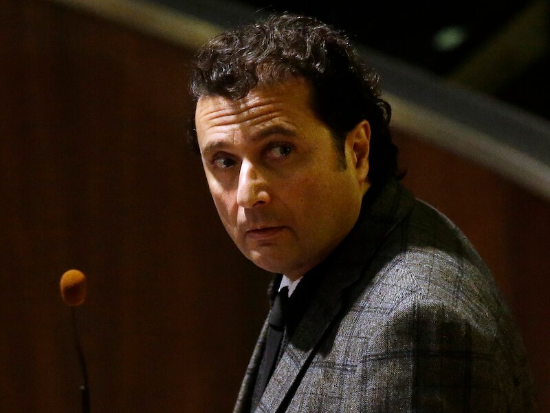 Francesco Schettino tijdens zijn proces in Italië eerder deze maand.