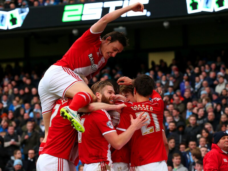 Jelle Vossen en zijn ploegmaats van Middlesbrough beleefden een historische namiddag in het Etihad Stadium van Man City.