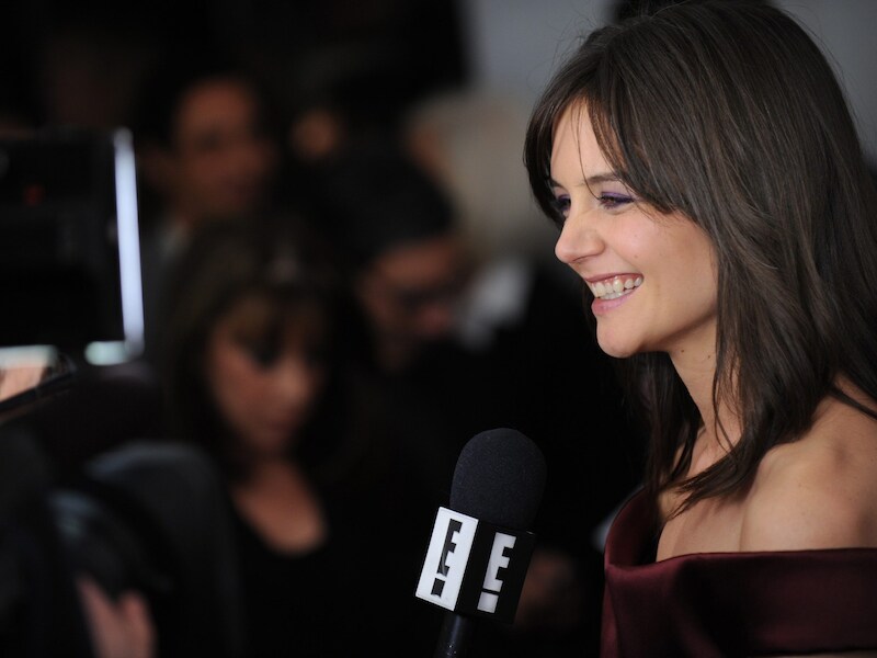 Actrice Katie Holmes in april van vorig jaar.