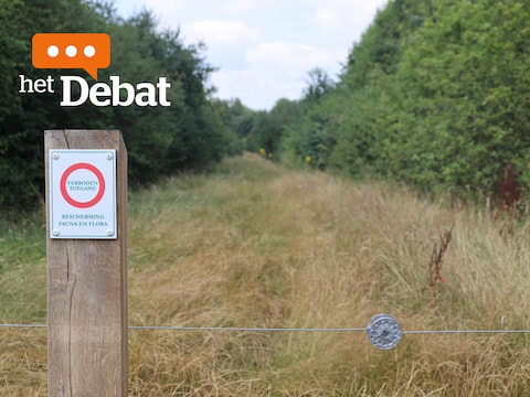 Niet alle wandelpaden zijn meer toegankelijk in de Meikensbossen in Dentergem.