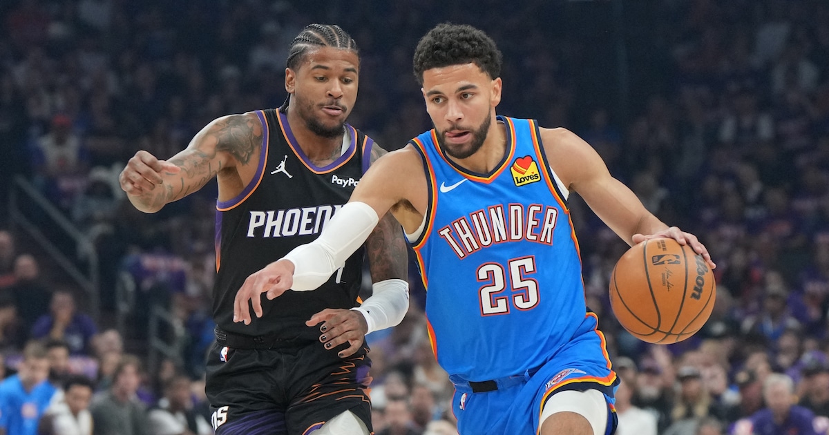 OKC haalt het opnieuw van Phoenix Suns, Ajay Mitchell goed voor 15 punten