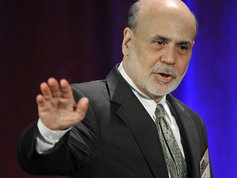 Fed-voorzitter Bernanke.
