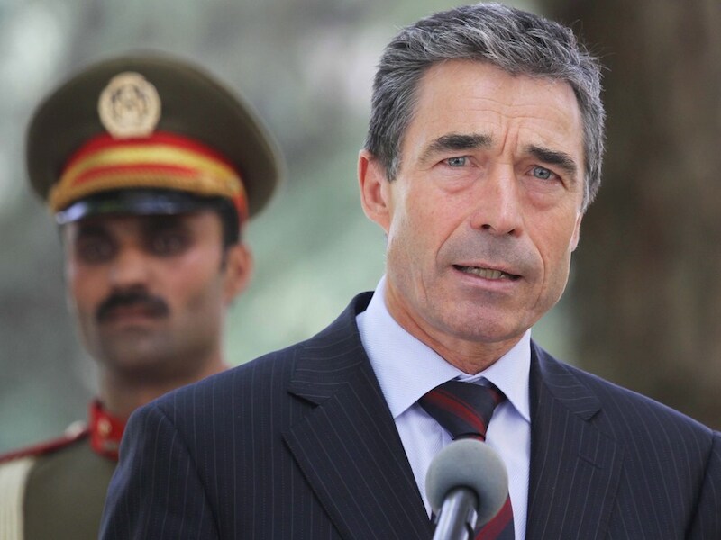 NAVO-topman Anders Fogh Rasmussen.