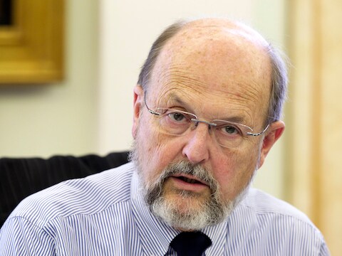 Gouverneur van de Belgische Nationale Bank Luc Coene.