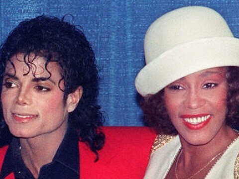 Michael Jackson en Whitney Houston in 1988