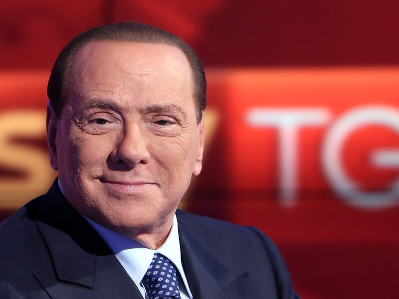 De Italiaanse ex-premier Silvio Berlusconi.