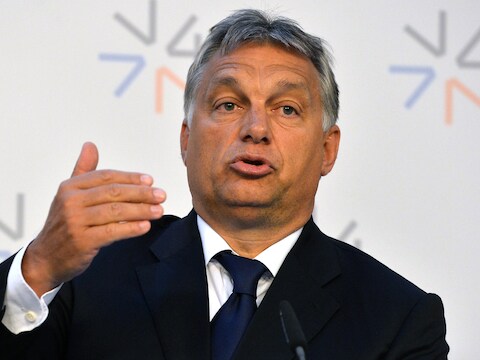 De Hongaarse premier Viktor Orban