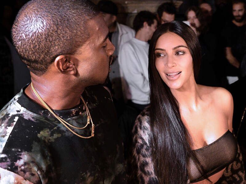 Kanye en Kim.