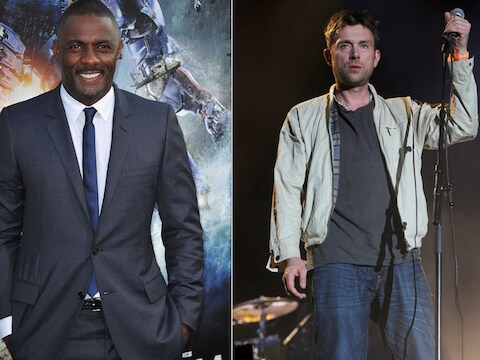 Acteur Idris Elba en rockster Damon Albarn.