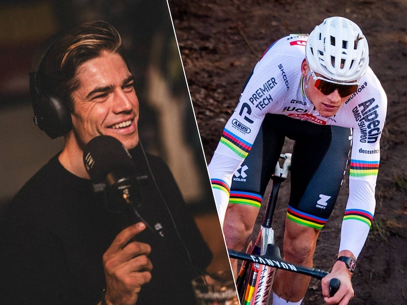 “Ik was ook verbaasd toen ik het hoorde”: Wout van Aert spreekt over mogelijk crossafscheid van Mathieu van der Poel en geeft update over enkelblessure