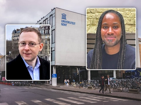 De UGent gaat de recente publieke uitspraken van postdoctoraal onderzoeker Nathan Cofnas (l.) onderzoeken na het overlijden van Cambridge-professor Jason Arday (r.). 